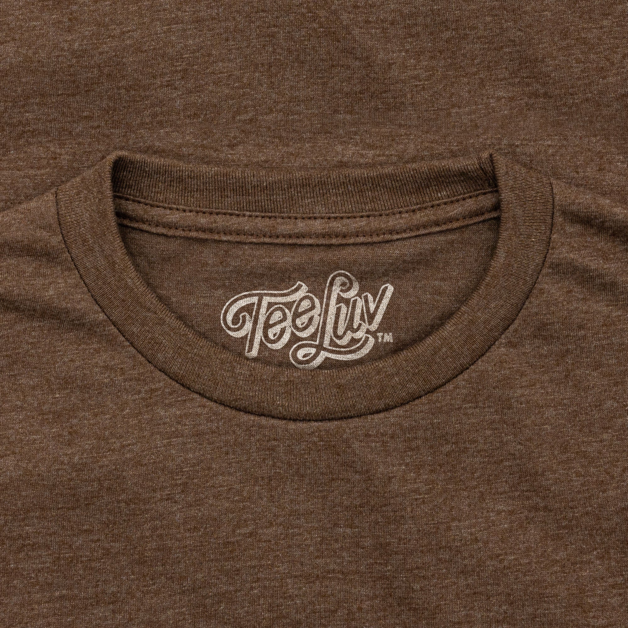 Count Chocula Distressed Monster Cereal Logo T-Shirt - Heather Brown