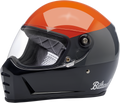 BILTWELL Lane Splitter Helmet - Gloss Podium Orange/Gray/Black - XL 1004-550-105
