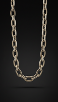Antique Platinum Chain Necklace