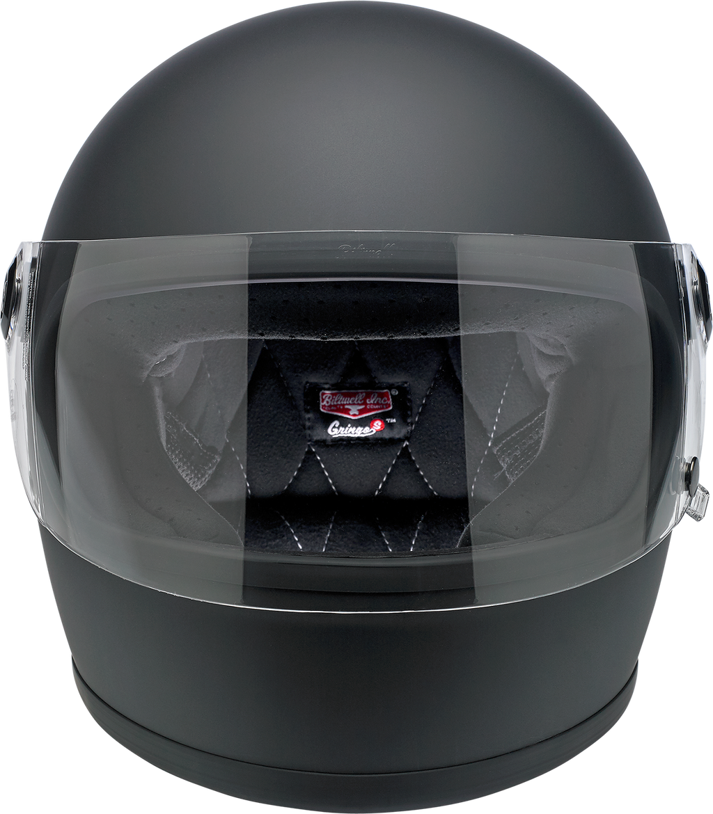 BILTWELL Gringo S Helmet - Flat Black - Small 1003-201-102