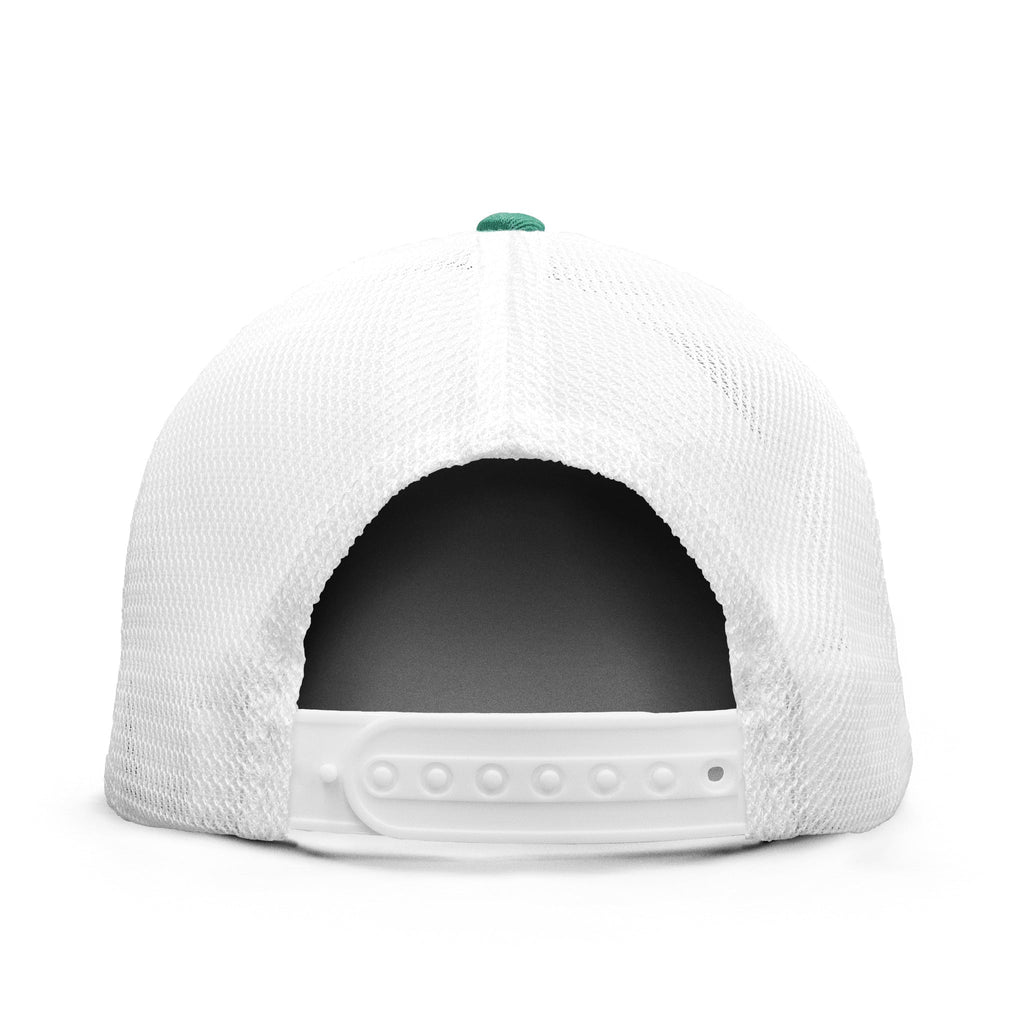Toyota Car Emblem Mesh Back Baseball Hat - Turquoise/White