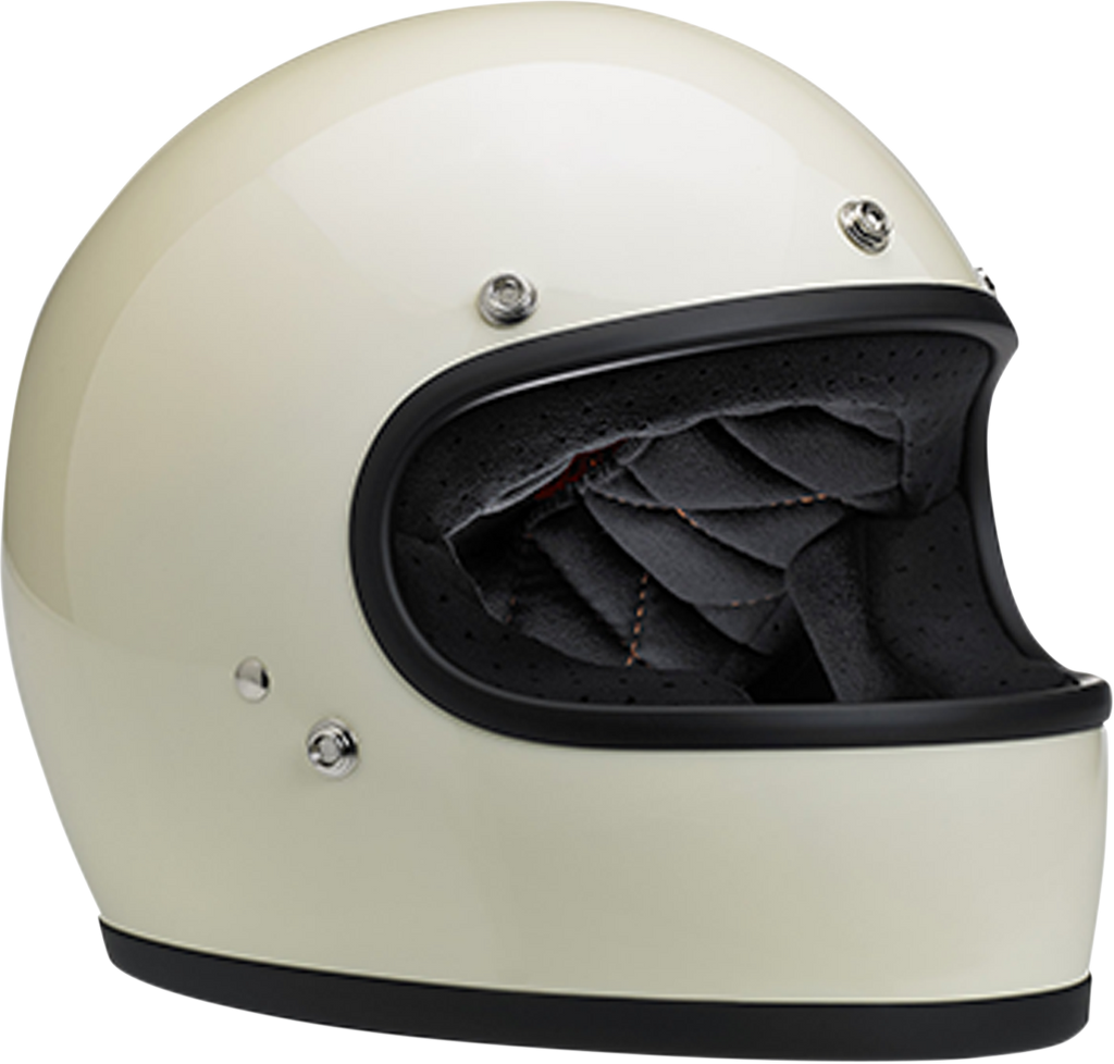BILTWELL Gringo Helmet - Gloss Vintage White - XS 1002-102-101