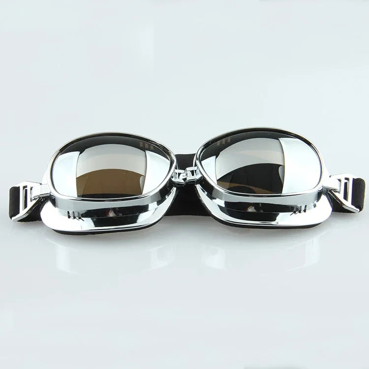 Motorcycle Goggles Vintage Windproof UV Protection for Harley