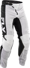 Fly Racing Kinetic Mesh Pants White/Black Sz 28 380-32028