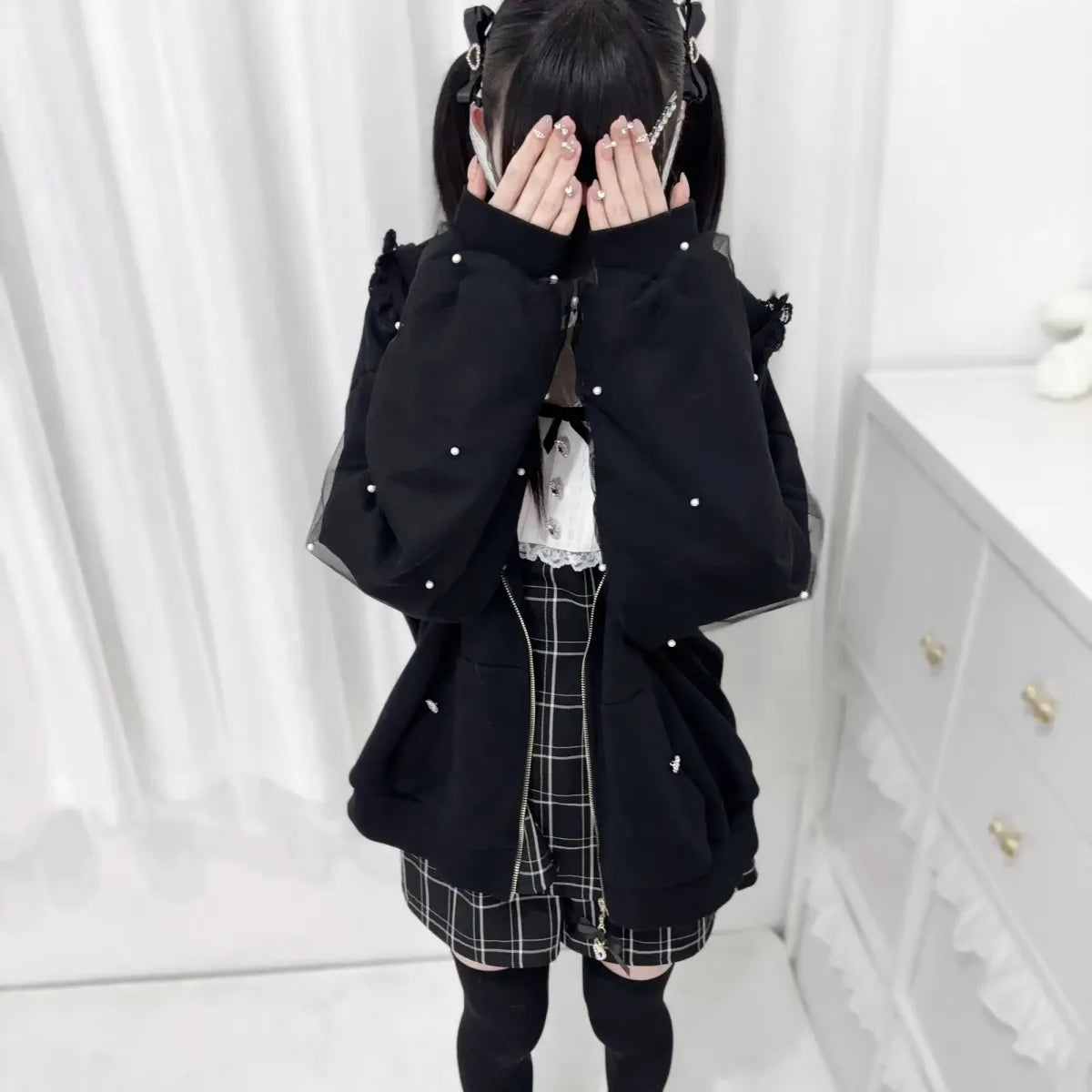 Kawaii Harajuku Bunny Ear Hoodie