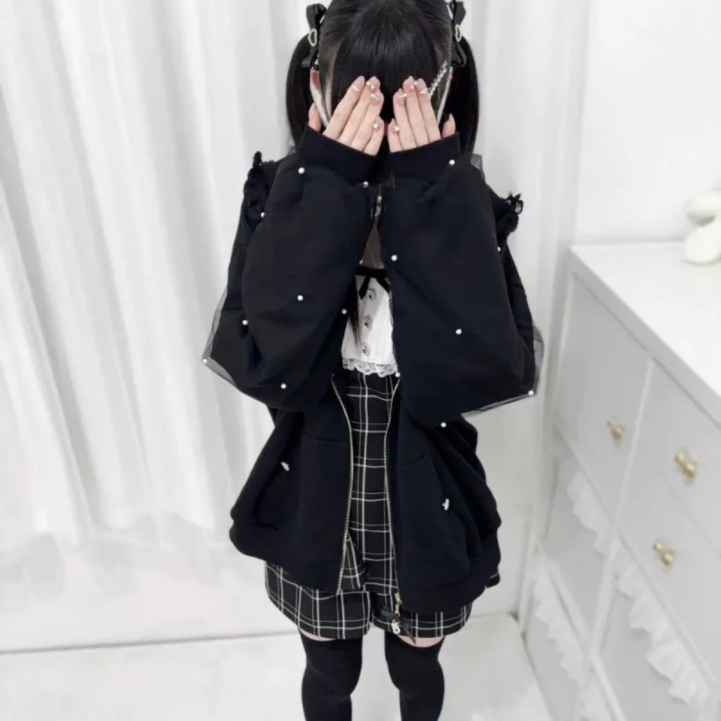 Kawaii Harajuku Bunny Ear Hoodie