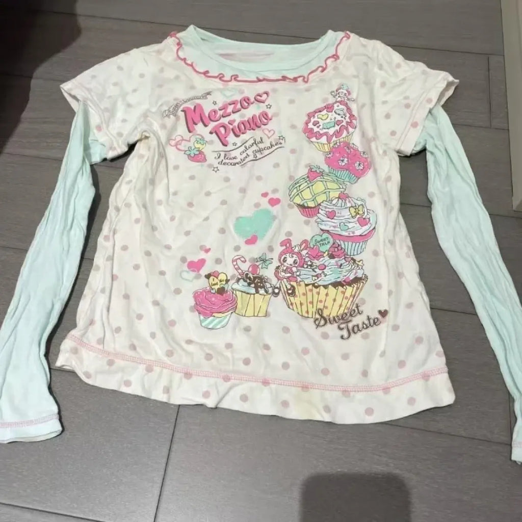 Fairy Cartoon Print Casual T-Shirt